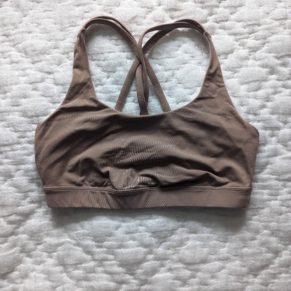Lululemon (tan) sports bra